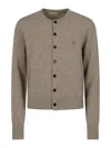 Acne Studios Long-sleeved Sweater In Brown
