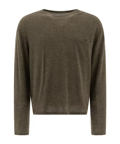 Acne Studios Long-sleeved Jumper In Green