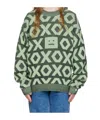 Acne Studios Long-sleeved Sweater In Green
