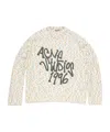 Acne Studios Crewneck Sweater In White