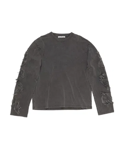 ACNE STUDIOS ACNE STUDIOS LOGO LONG SLEEVED TOP