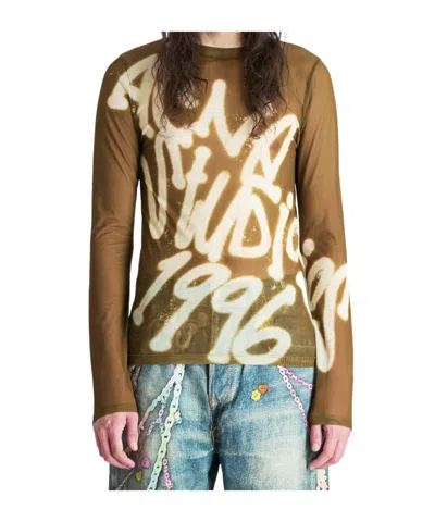 Acne Studios Long-sleeved T-shirt In Multicolor