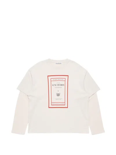 Acne Studios Klassisches Langarmshirt In Neutral