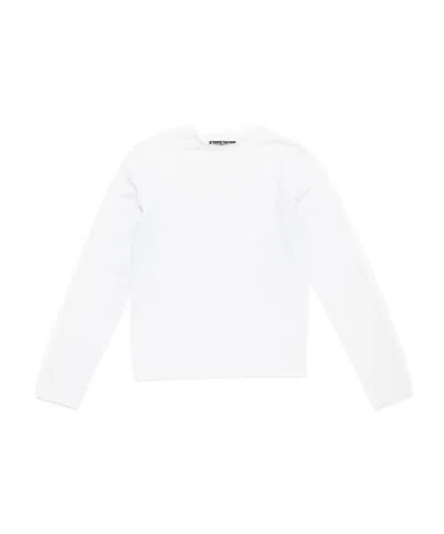Acne Studios Long-sleeved T-shirt In White