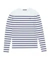 Acne Studios Striped Long-sleeved T-shirt In White