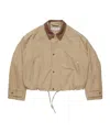 Acne Studios Long-sleeve Bomber Jacket In Neutral