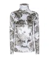 Acne Studios Long-sleeve Turtleneck Top In Multi