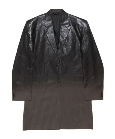 Acne Studios Long-sleeved Coat In Black