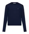 Acne Studios Long-sleeved Sweater In Blue