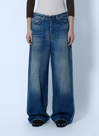 Acne Studios Loose Fit 1981 Jeans In Blue