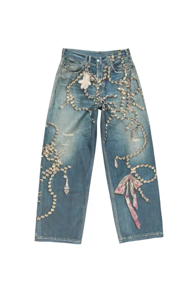 Acne Studios Loose Fit Jeans - 1981 In Blue