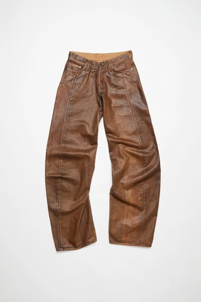 Acne Studios Loose Fit Jeans - 2006f In Cognac Brown