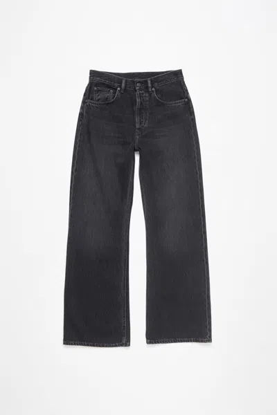 Acne Studios Loose Fit Jeans - 2021f In Black