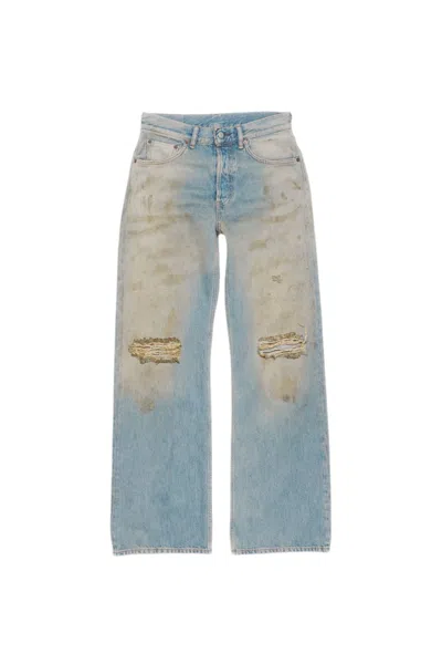 Acne Studios Acne Studio Women Reg Fit 2021f Jeans Mid Blue