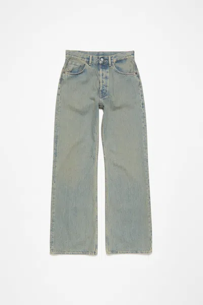 Acne Studios Loose Fit Jeans - 2021m In Blue,beige