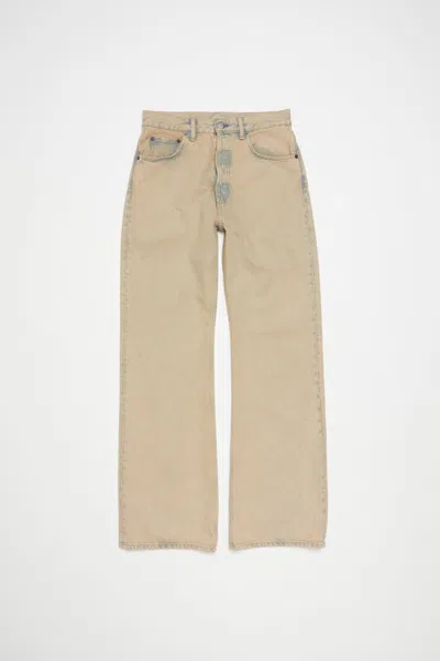 Acne Studios 1991 Toj Straight Denim Jean In 14l Light Sand