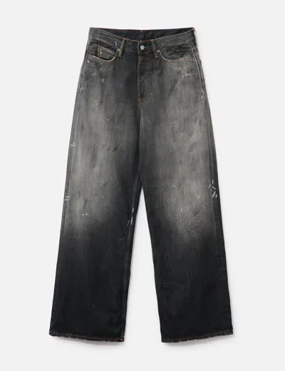 Acne Studios Distressed Effect Jeans In Black