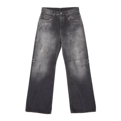 Acne Studios Loose Fit Jeans In Black