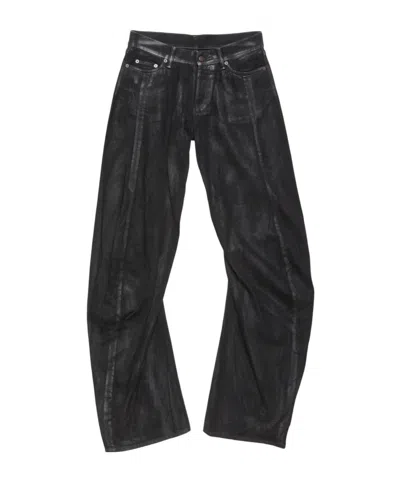 Acne Studios Loose Fit Jeans In Black