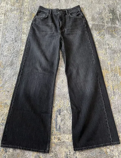 Pre-owned Acne Studios Loose-fit Jeans In Black