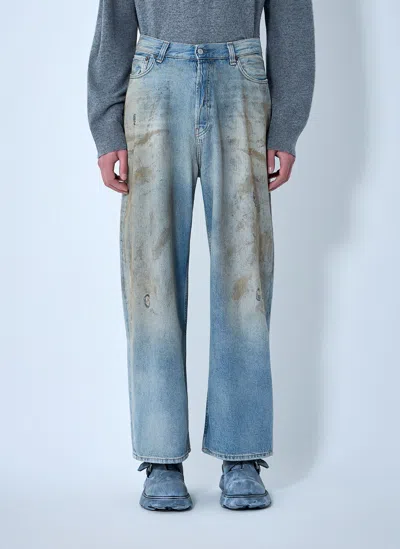 Acne Studios Men Loose Fit Jeans In Blue