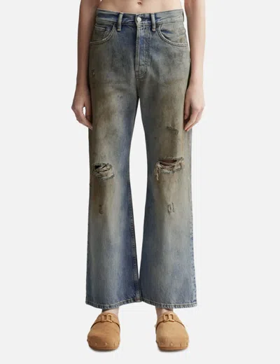 Acne Studios Loose Fit Jeans In Blue
