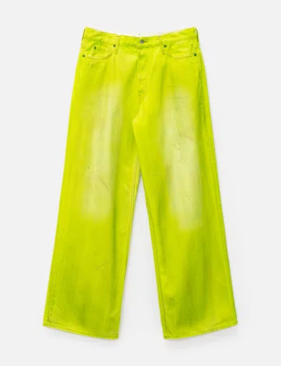 Acne Studios Loose Fit Jeans In Yellow