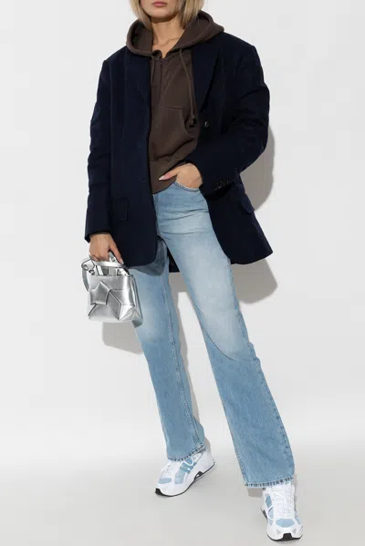 Acne Studios Loose-fitting Blazer In Navy Blue