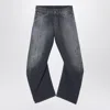 Acne Studios Loose-fitting Black Washed Jeans Women