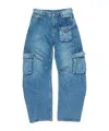 Acne Studios Multi-pocket Jeans In Blue