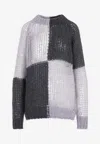 Acne Studios Wide-knit Mesh Shirt In Multicolor