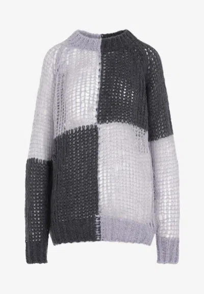 ACNE STUDIOS LOOSE KNIT CREWNECK SWEATER