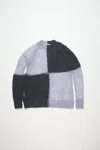 Acne Studios Wide-knit Mesh Shirt In Purple,grey