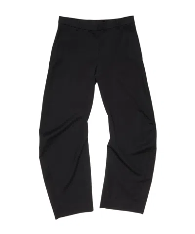 Acne Studios Loose-leg Tailored Trousers In Black