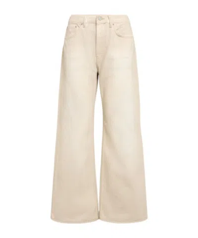 Acne Studios Loose Midrise Jeans In Neutral