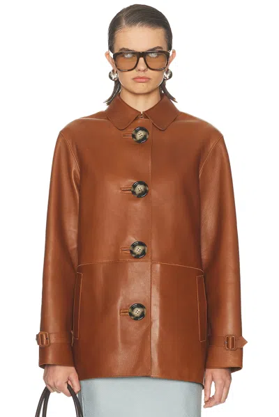 ACNE STUDIOS LORASSINO LEATHER JACKET