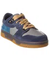 Acne Studios Fuzzy Low Top Sneakers In Blue