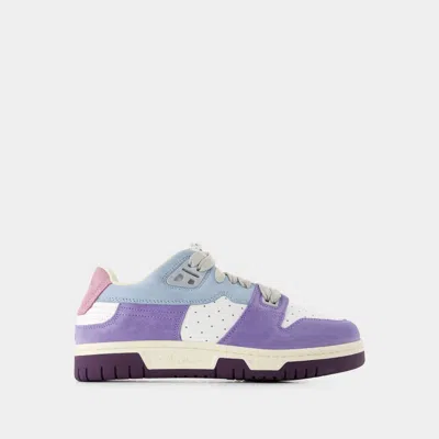 ACNE STUDIOS LOW PREPPY SNEAKERS - ACNE STUDIOS - LEATHER - BLUE/WHITE