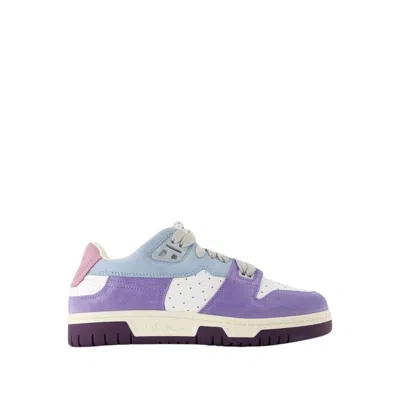 ACNE STUDIOS ACNE STUDIOS LOW PREPPY SNEAKERS - LEATHER - BLUE/WHITE
