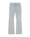 Acne Studios Low-rise Flared Jeans In Gray