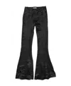 Acne Studios Low-rise Flared Trousers In Black