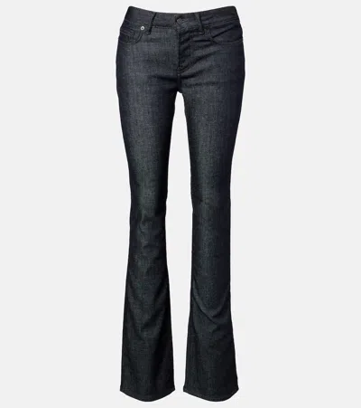 Acne Studios Low-rise Slim Jeans In Blue