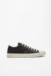 Acne Studios Low Top Sneakers In Black,off White