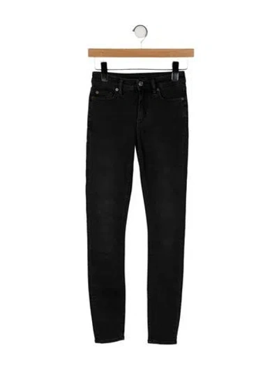 Pre-owned Acne Studios Low-rise Skinny Leg Jeans In Black
