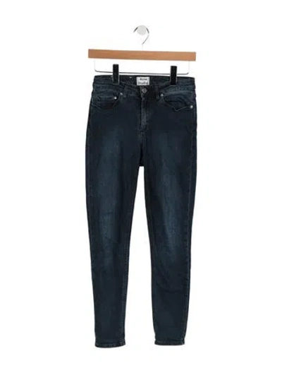 Pre-owned Acne Studios Low-rise Skinny Leg Jeans In Blue
