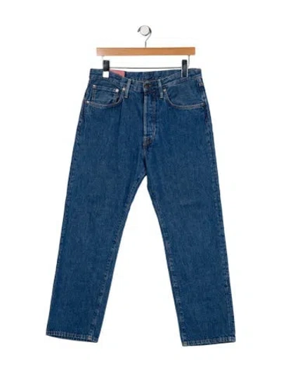 Pre-owned Acne Studios Low-rise Skinny Leg Jeans In Blue