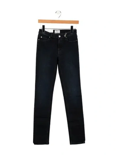 Pre-owned Acne Studios Low-rise Skinny Leg Jeans In Blue