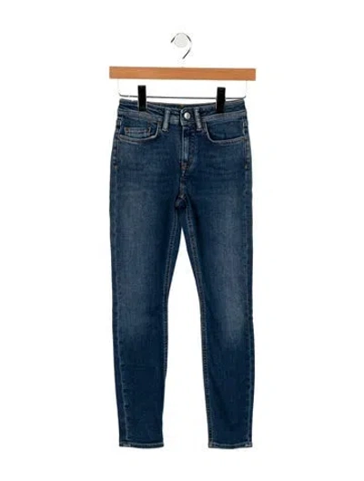 Pre-owned Acne Studios Low-rise Skinny Leg Jeans In Blue