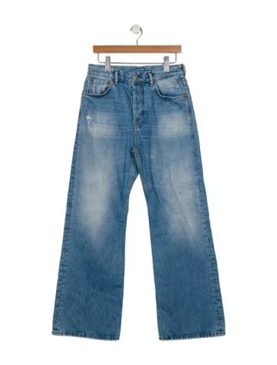 Pre-owned Acne Studios Low-rise Skinny Leg Jeans In Blue