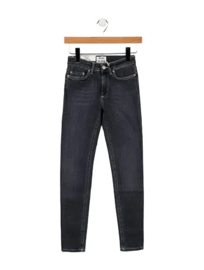 Pre-owned Acne Studios Low-rise Skinny Leg Jeans In Gray
